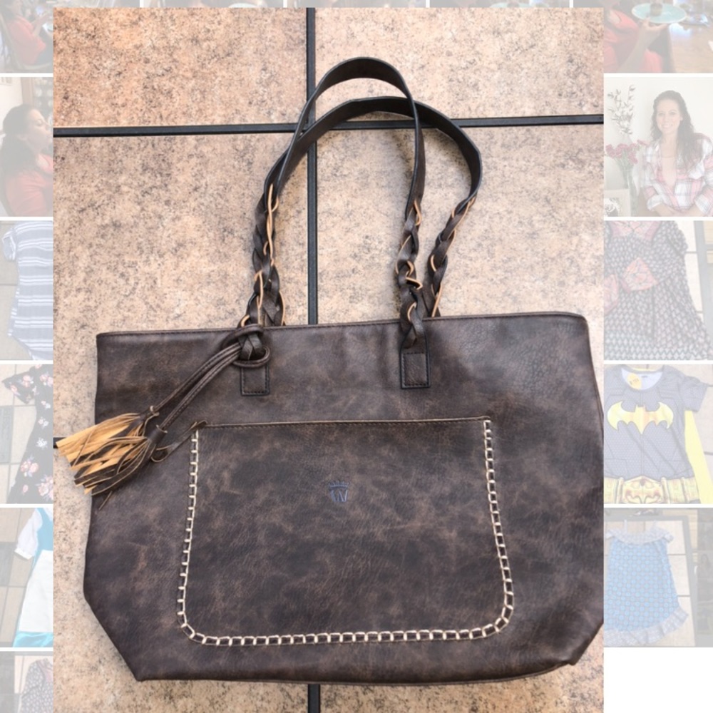 Faux leather bag
